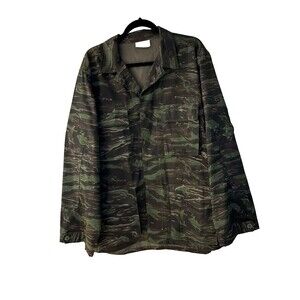 Combat Coat Hunting Woodland Camouflage Miliitary Style Men's Size XXL